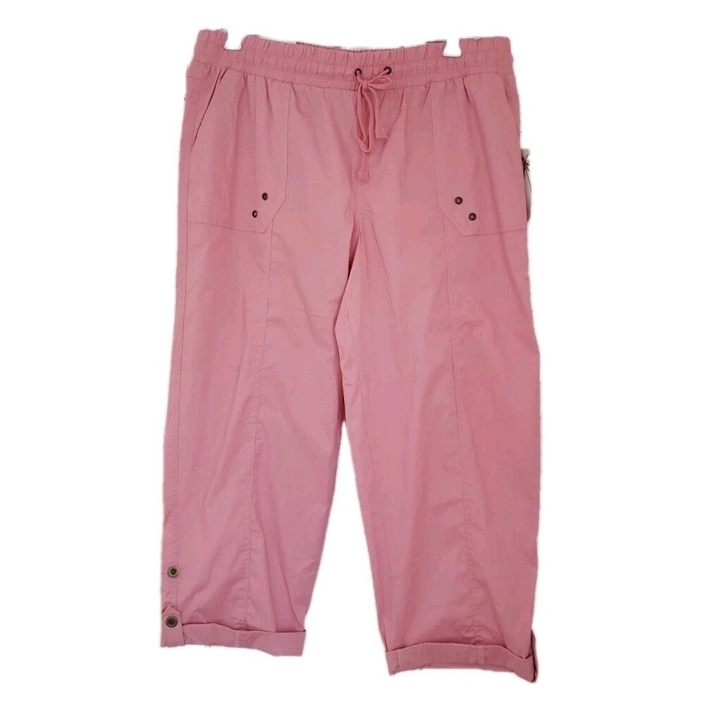 NWT PALM RIO ROSE CARPI PANTS LARGE